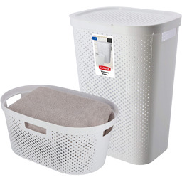 Kosz z pokrywą 60L + pojemnik 45L Curver