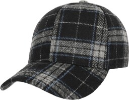 Czapka Classic New Check by Lipodo, czarny, One