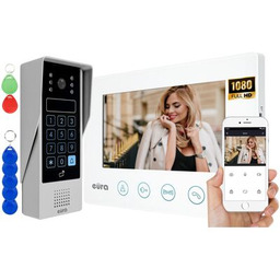 Wideodomofon EURA VDP-90A3 delta + biały 7" WiFi