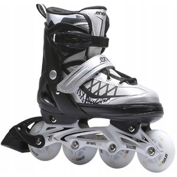 Łyżworolki 4w1 Łyżwy Rolki Wrotki r.30-33 Led kółk