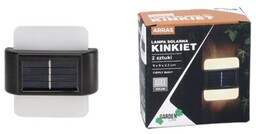 EXTRALINK Kinkiet zewnętrzny solarny Arras EX.24992 Czarny