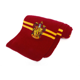 Gryffindor Scarf official Harry Potter with embroidered emblem