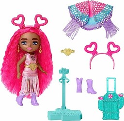 Barbie Extra Fly Minis Lalka Hippie Mała lalka