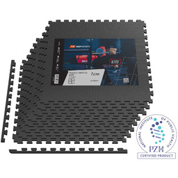 Mata puzzle EVA 1cm czarna - 8 sztuk