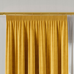 Markizeta Zasłona gotowa na taśmie 140x250 019 szafranowa