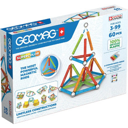 Geomag Supercolor Klocki Magnetyczne 60 el.