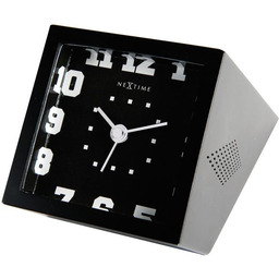 Nextime Zegar (czarny) Be Square