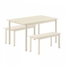 Muuto LINEAR Zestaw Mebli Ogrodowych - Stół 140