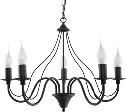 Sollux Żyrandol LAMPA wisząca SL.0218 metalowa OPRAWA świecznikowa