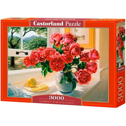 Puzzle Piwonie Kwiaty Summer Reminisce, 3000 el.