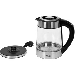 Czajnik Elektryczny Szklany Led 1.7L Regulacja Temp 68173