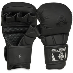 Rękawice MMA sparingowe, pianka, anatomiczne, DBX Bushido Black