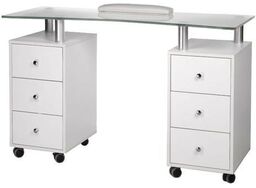 Bs stolik do manicure bd 3425 1 biały