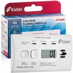 Czujnik detektor tlenek węgla (co) Czad K10LLDCO Kidde