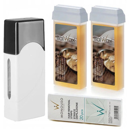 Depilacja zestaw 2x wosk ItalWax Natural Flex podgrzewacz