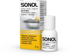 SONOL Płyn - 8 g opryszczka