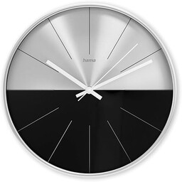 Hama zegar ścienny Sicily (kwarcowy, stylowy, bez odgłosów