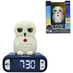 LEXIBOOK Zabawka budzik z lampką nocną Harry Potter