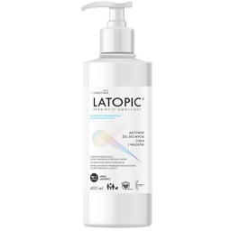 LATOPIC Żel do mycia ciała i włosów, 400