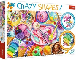Trefl Puzzle 600 Crazy Shapes Słodkie marzenie