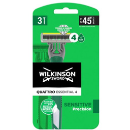 Wilkinson Sword, Quattro Titanium Sensitive, maszynka do golenia,