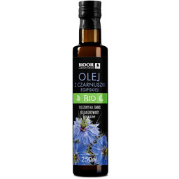 Olej z czarnuszki egipskiej BIO 250 ml seria