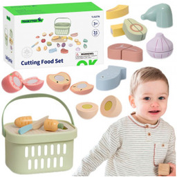 Zabawka Tooky Drewniany Zestaw Żywność Warzywa Owoce