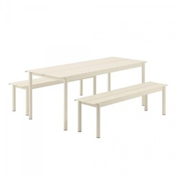 Muuto LINEAR Zestaw Mebli Ogrodowych - Stół 200