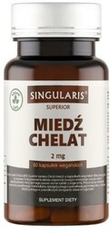 SINGULARIS Superior miedź chelat 2mg, 60kaps.