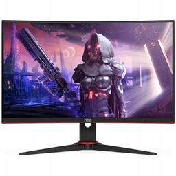 Monitor zakrzywiony 23,6" Aoc C24G2AE/BK 1920x1080 165Hz| 1ms|