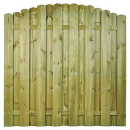 Płot deskowy Tutus łuk 180 x 180 cm