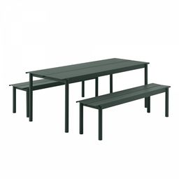 Muuto LINEAR Zestaw Mebli Ogrodowych - Stół 200