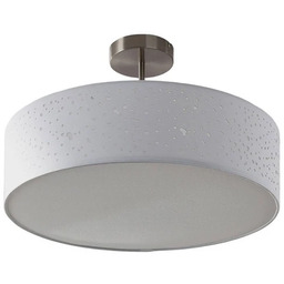 Lindby - Umma Lampa Sufitowa H30 White/Satin Nickel