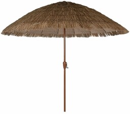 Home ESPRIT Brązowy parasol przeciwsłoneczny ze stali polietylenowej