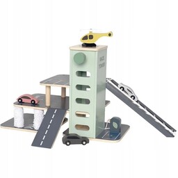 Jabadabado: drewniany parking/garaż dla autek