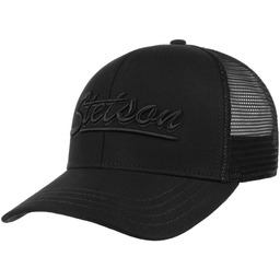 Czapka Trucker Monochrome by Stetson, czarny, One Size