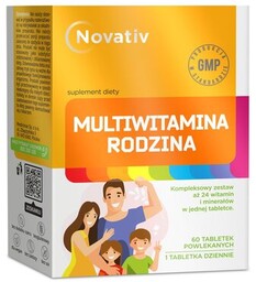 NOVATIV Kompleks witamin i minerałów Rodzina (60 tabletek)