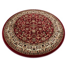 Dywan ROYAL ADR koło wzór 1745 bordo koło