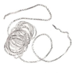 GLOREX Bouillon posrebrzany 1,5 mm, drut, srebrny, 9,5