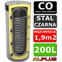 BUFOR LEMET MAXI 200L 1w 1-WĘŻOWNICA do CO