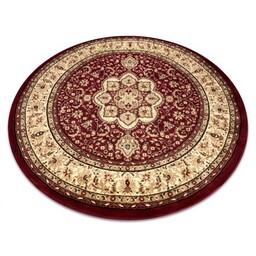 Dywan ROYAL ADR koło wzór 521 bordo koło
