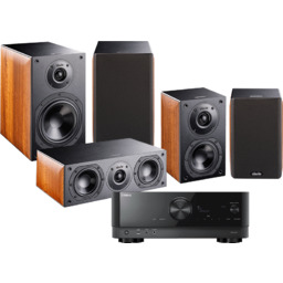 Yamaha RX-V4A (czarny) + Nota 260 (orzech) +