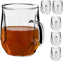 Szklanki do herbaty Tronco 320ml 6szt