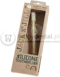 JACK-N-JILL Silicone ToothBrush 1szt. - delikatna silikonowa szczoteczka