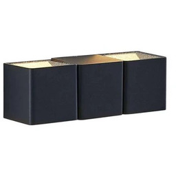 Lindby - Niclas Square LED Ścienna Lampa Ogrodowa