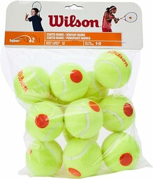 WILSON TENIS Starter Orange Ball 12 Pack Piłka,
