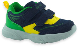 Wygodne buty sportowe na rzep BARTEK 11043004 Granatowe