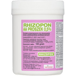 Ukorzeniacz ogrodniczy Rhizopon Aa 100g hormonalny rizopon sadzonki