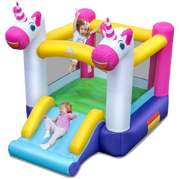 Dmuchany zamek ze zjeżdżalnią i trampoliną Dmuchany plac