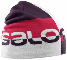 CZAPKA SALOMON GRAPHIC BEANIE 395099 WHITE